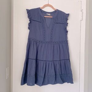 Altar’d State Dusky Blue Dress
